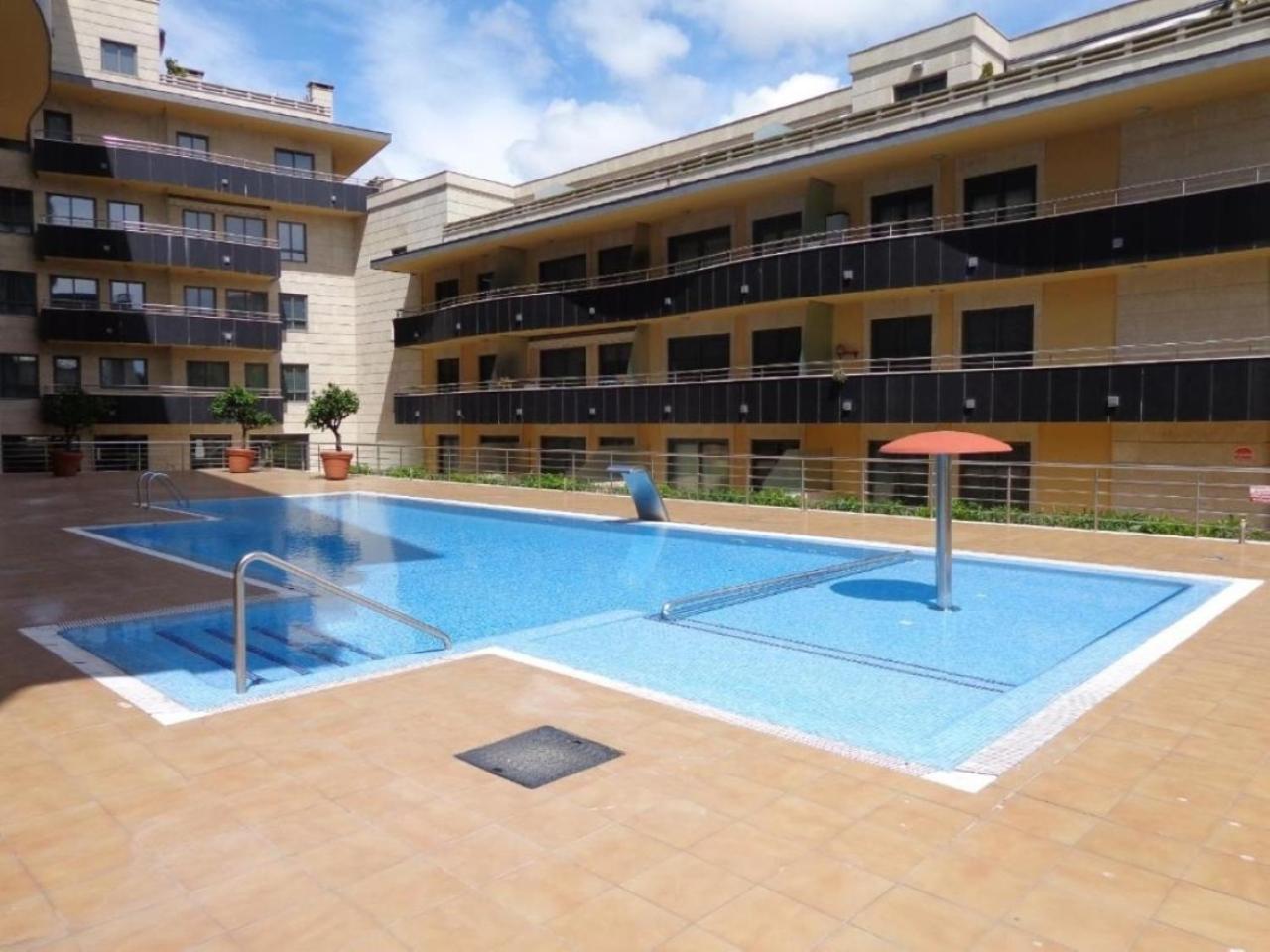 Apartamento En Urbanizacion Con Piscina En Playa De Silgar Санксенсо Екстериор снимка