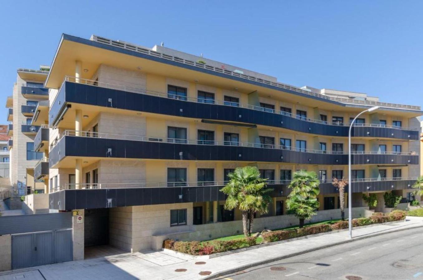 Apartamento En Urbanizacion Con Piscina En Playa De Silgar Санксенсо Екстериор снимка